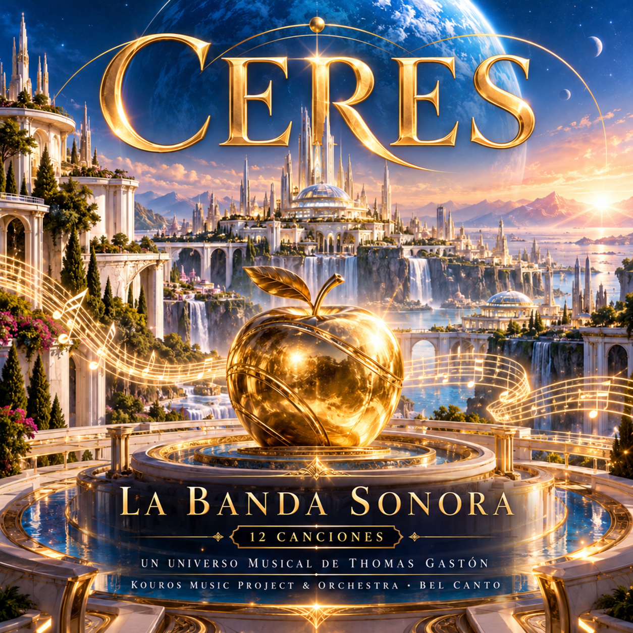Portada del álbum CERES — La banda sonora, La Banda Sonora, 12 canciones